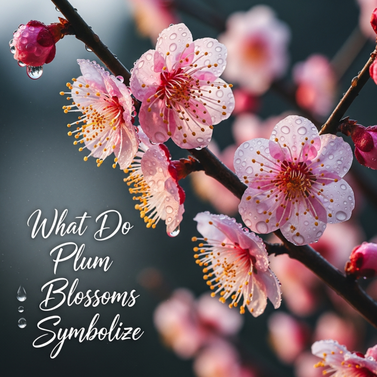 What Do Plum Blossoms Symbolize