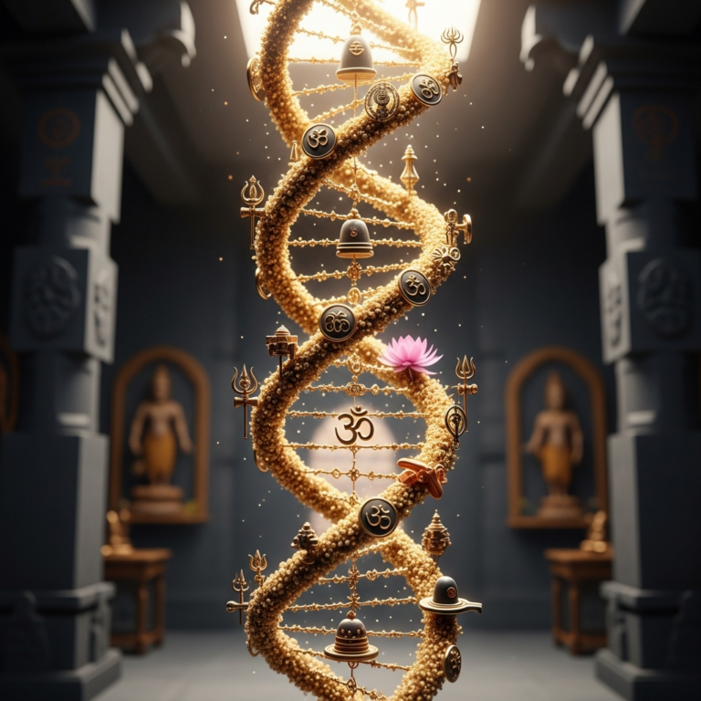 What Does the Helix Symbolize in Hinduism?