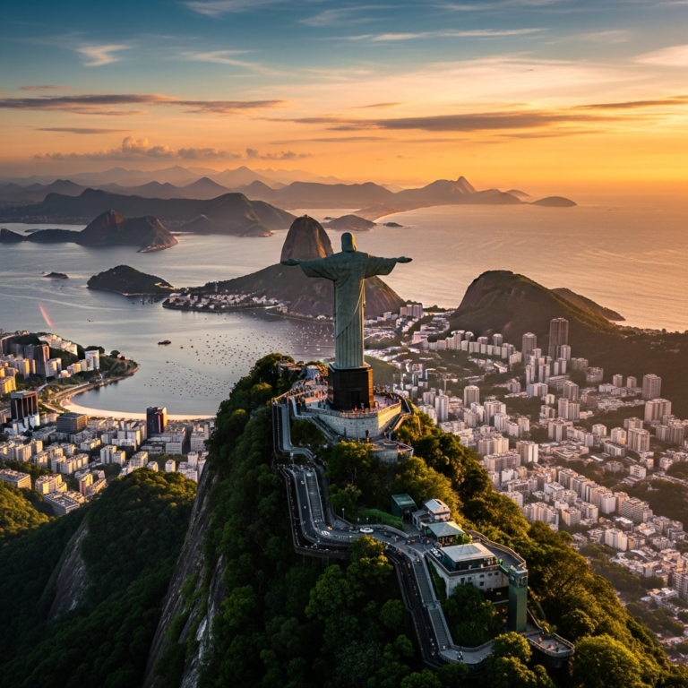 What Iconic Statue Overlooks the City of Rio De Janeiro?