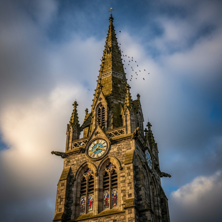 an Iconic Church Steeple
