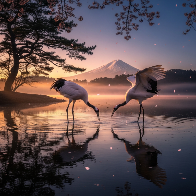 Red Crowned Crane Japan Symbolism