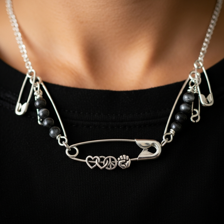What Does A Safety Pin Necklace Mean